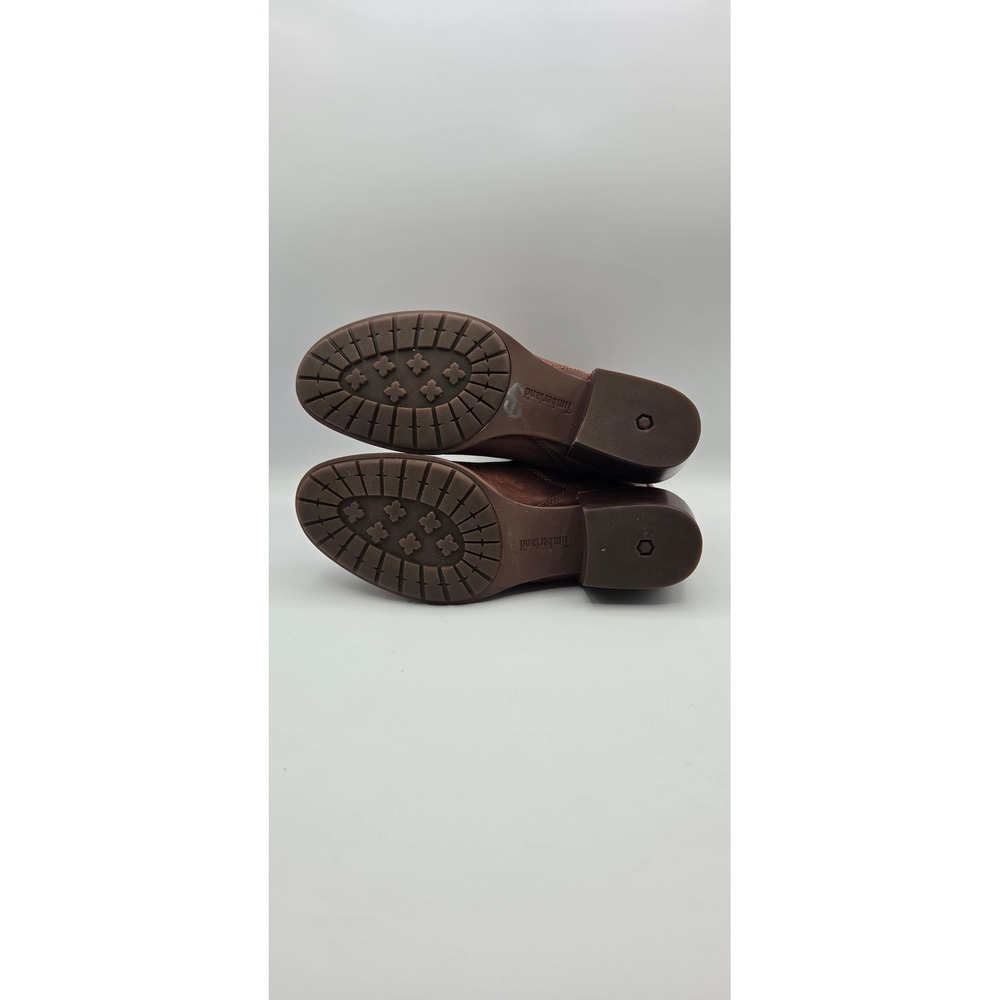 Timberland Sutherlin Bay Women's Boots 7.5 Brown Leather Slouch Zip A1SDE - Picture 7 of 13